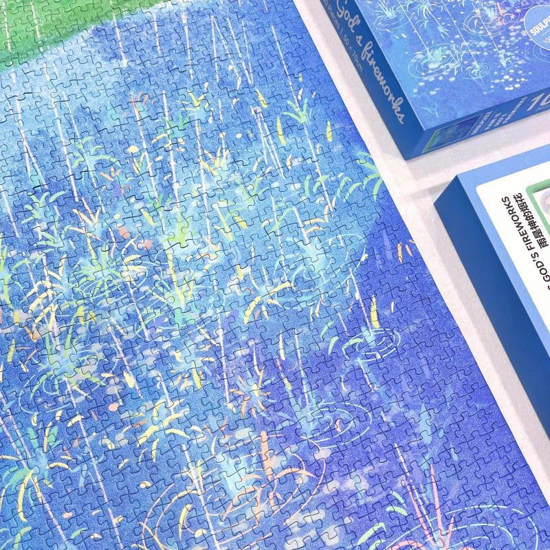 Rain Is God’s Fireworks 1000 Piece Jigsaw Puzzle Soulpuzz