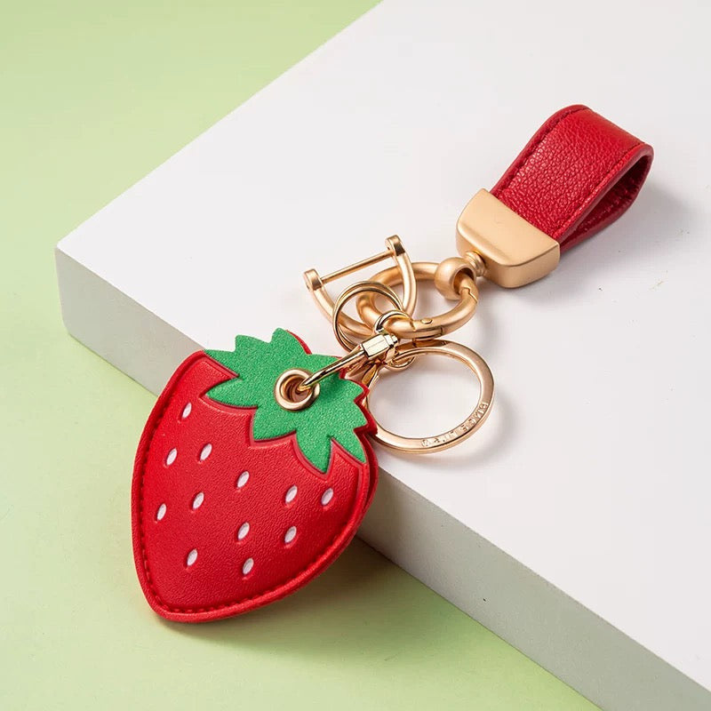 Creative PU Leather Access Card Keychain V Boutique Studio-New