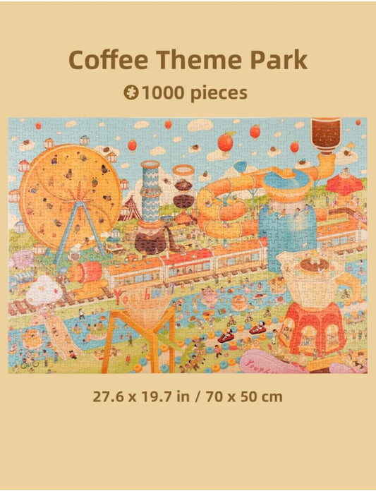 Coffee Theme Park 1000 Pieces Jigsaw Puzzle