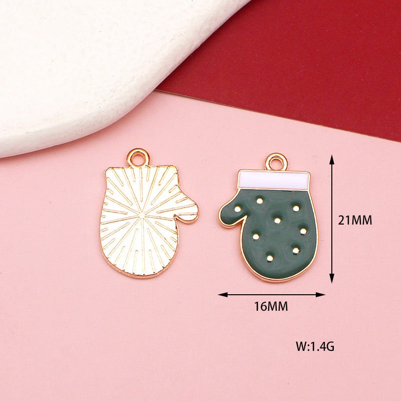 Festival Christmas Charms for Jewelry Making