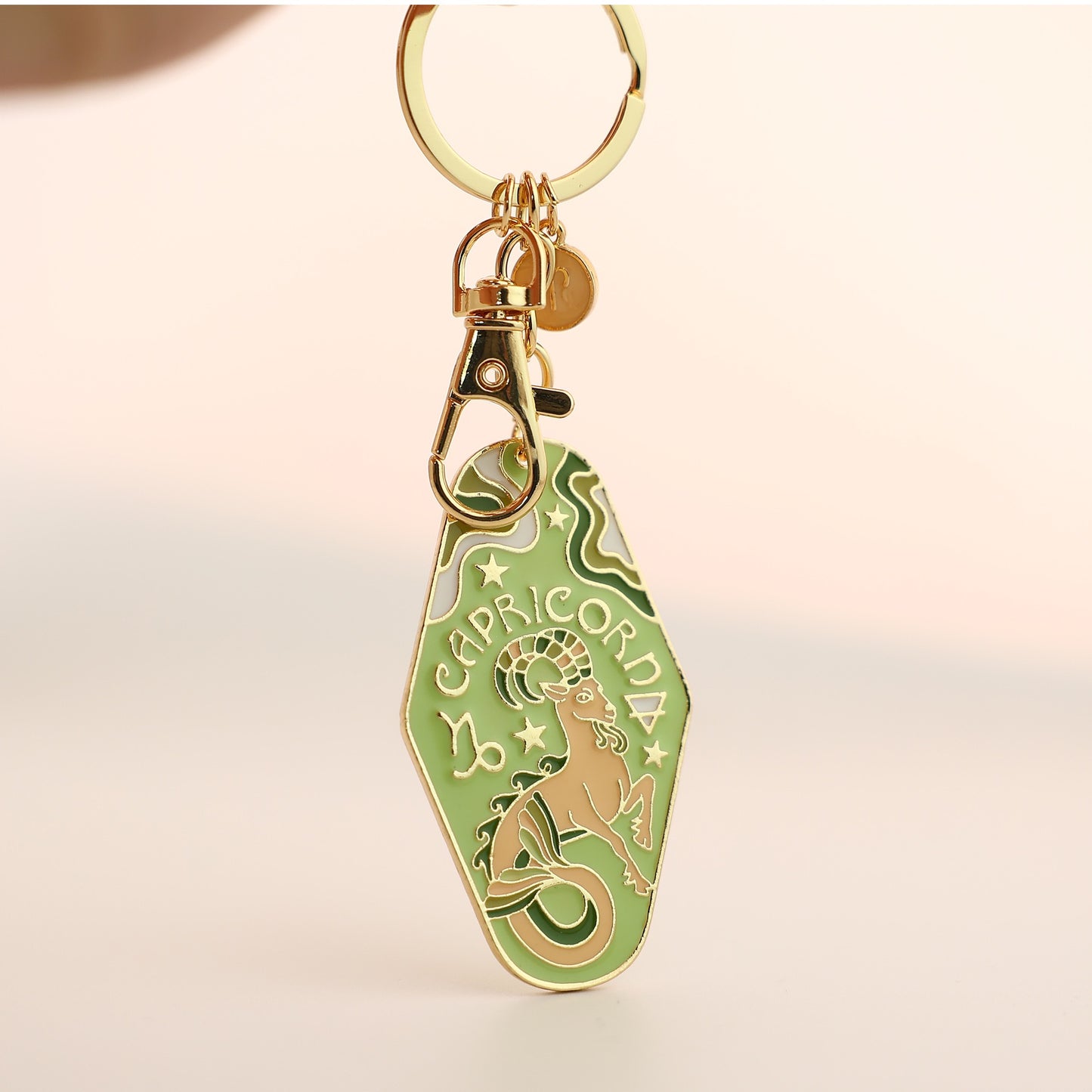 Zodiac Motel Keychain – Vintage Astrology Sign Gift