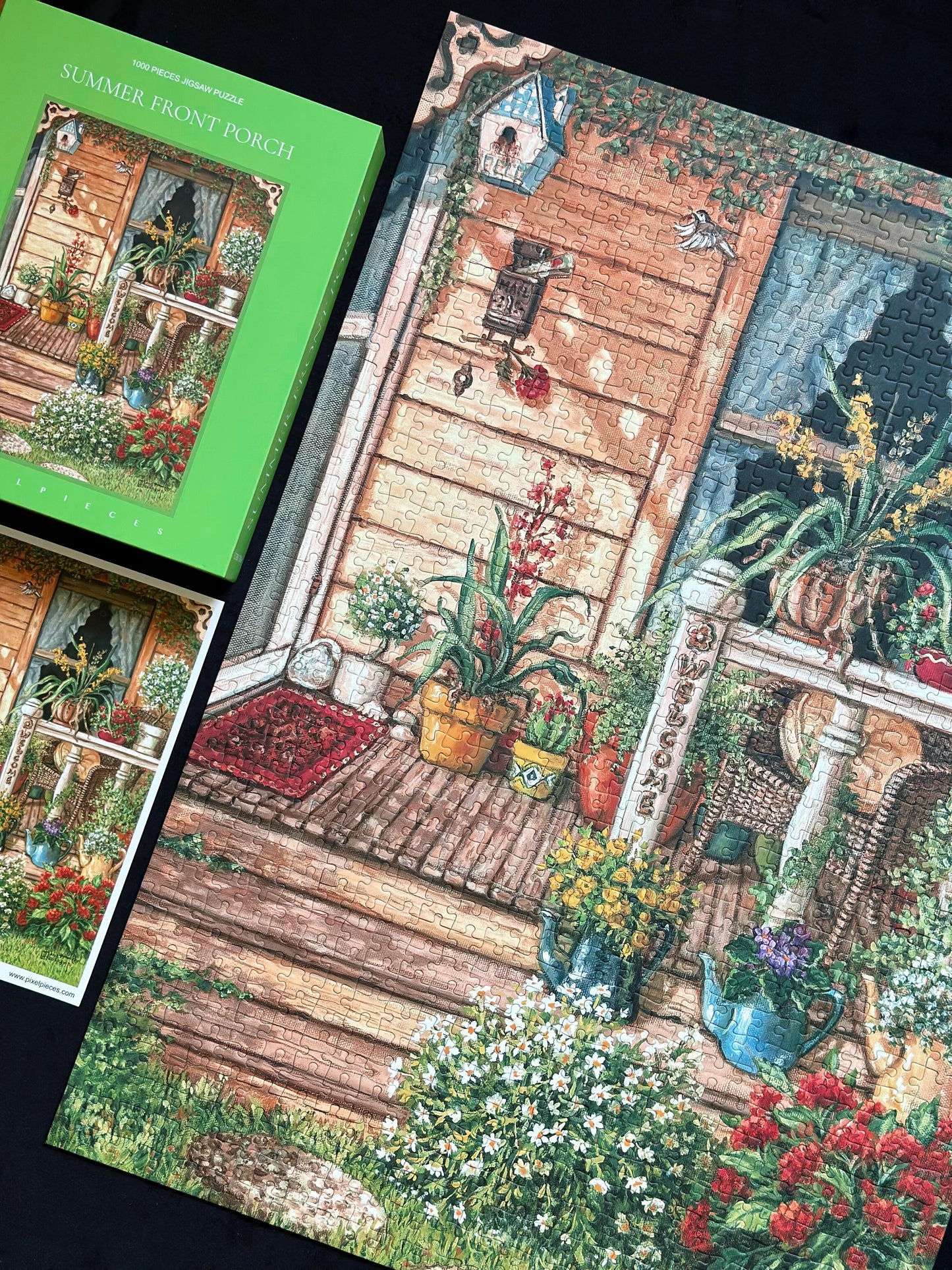 Summer Front Porch 1000 Piece Puzzle