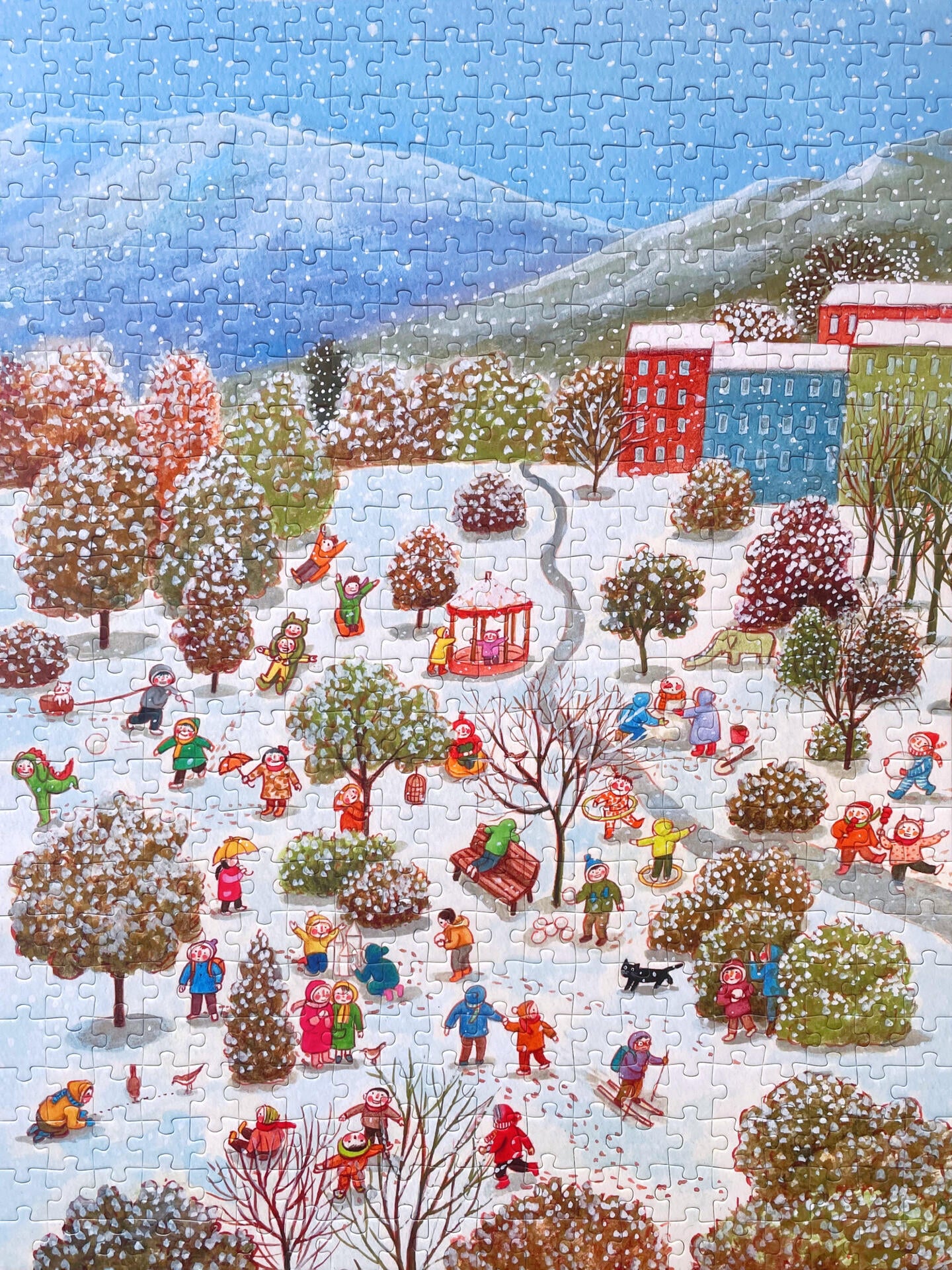 Play in The Snow 500 Jigsaw Puzzle