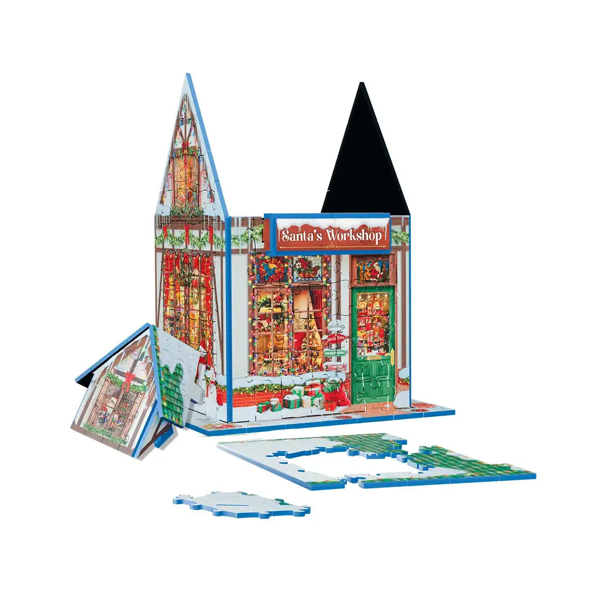 Santa's Workshop 323 Piece 3D Puzzle