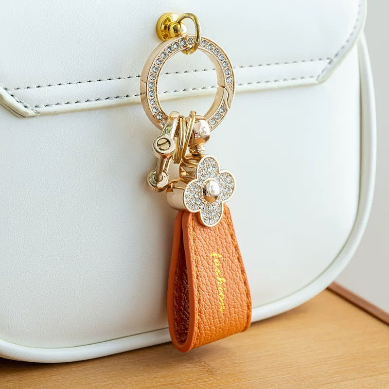 Floral Brilliance Keychain V Boutique Studio-New