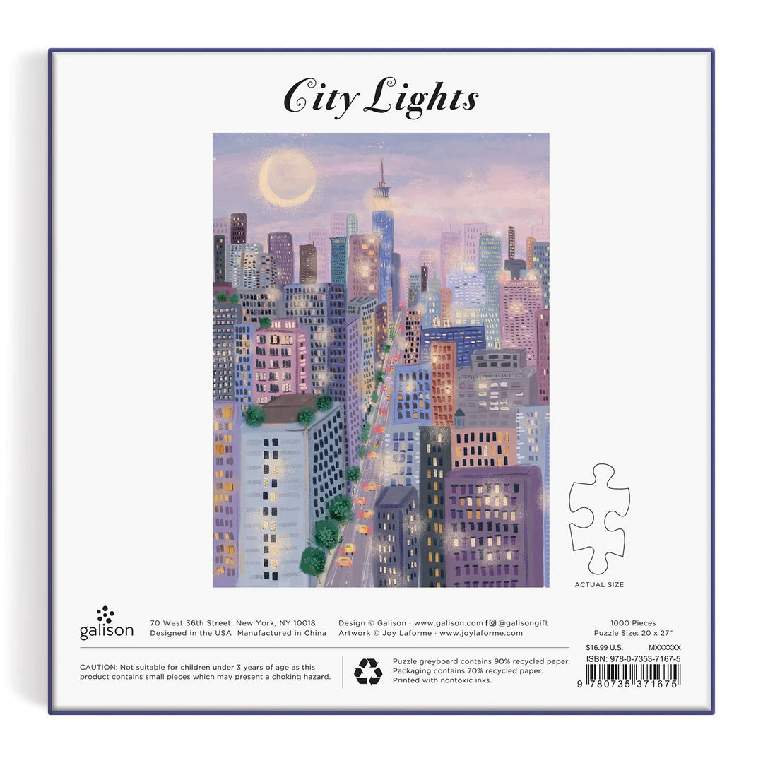 City Lights 1000 Piece Puzzle Galison
