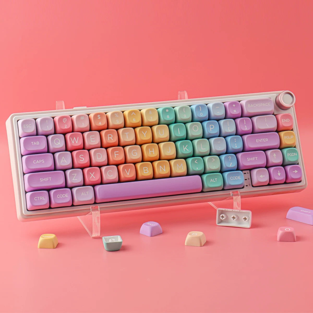 Gummy Candy Keycaps – MOA Profile PBT for Mechanical Keyboards