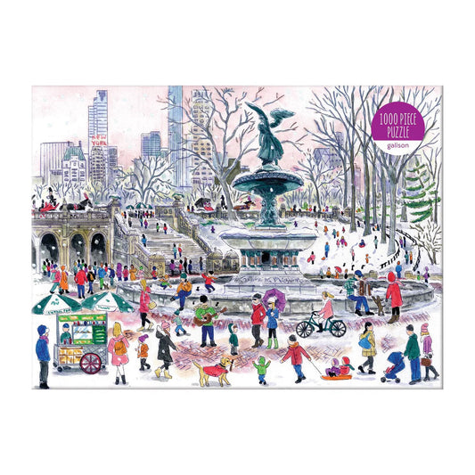 Michael Storrings Bethesda Fountain 1000 Piece Jigsaw Puzzle Galison