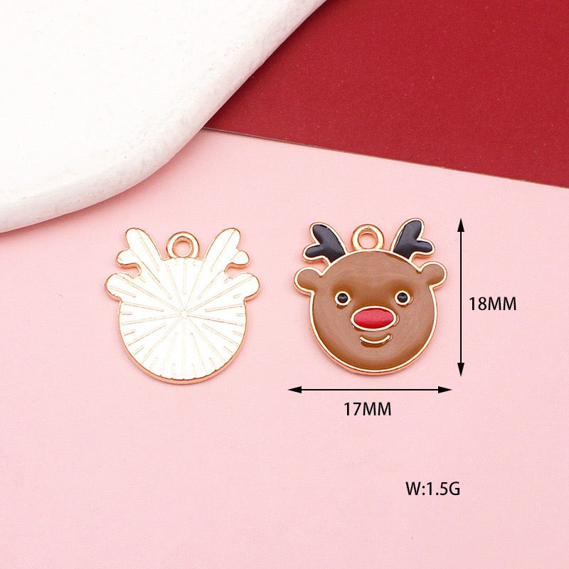 Festival Christmas Charms for Jewelry Making