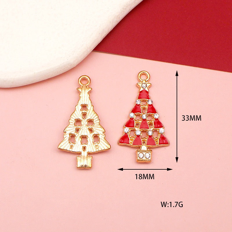 Festival Christmas Charms for Jewelry Making