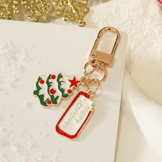 Happy Holiday Keychain V Boutique Studio