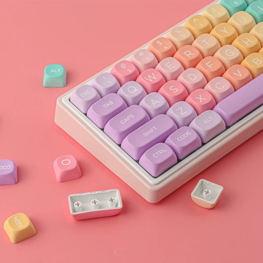 Gummy Candy Keycaps – MOA Profile PBT for Mechanical Keyboards