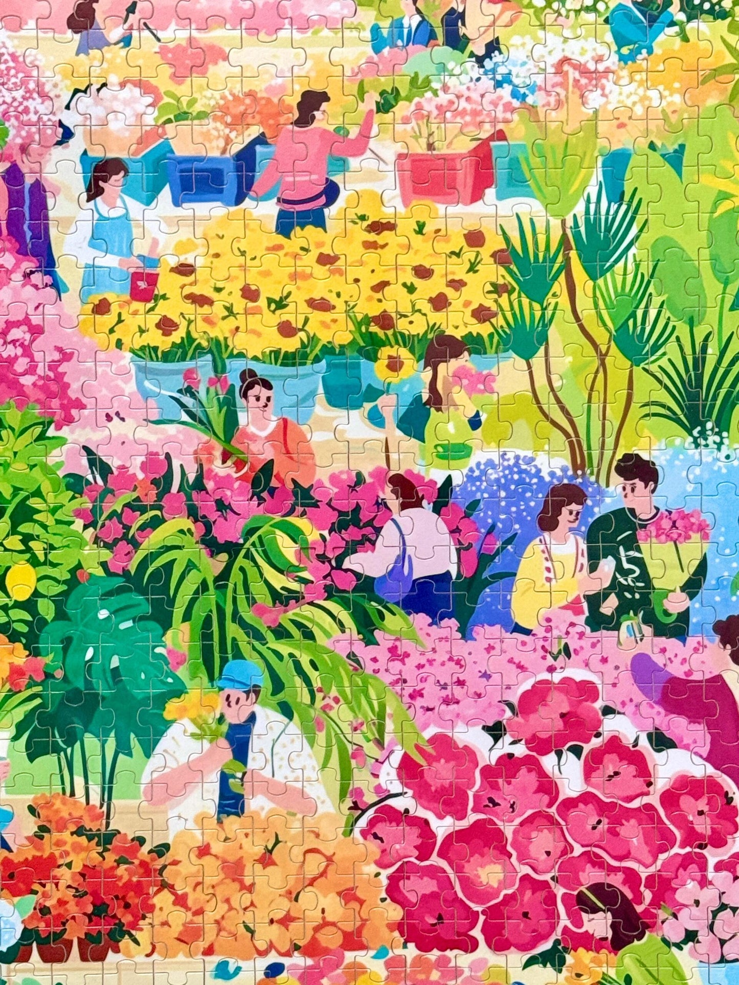 TOI World Kunming Dounan Flower Market 1000-Piece Jigsaw Puzzle TOI