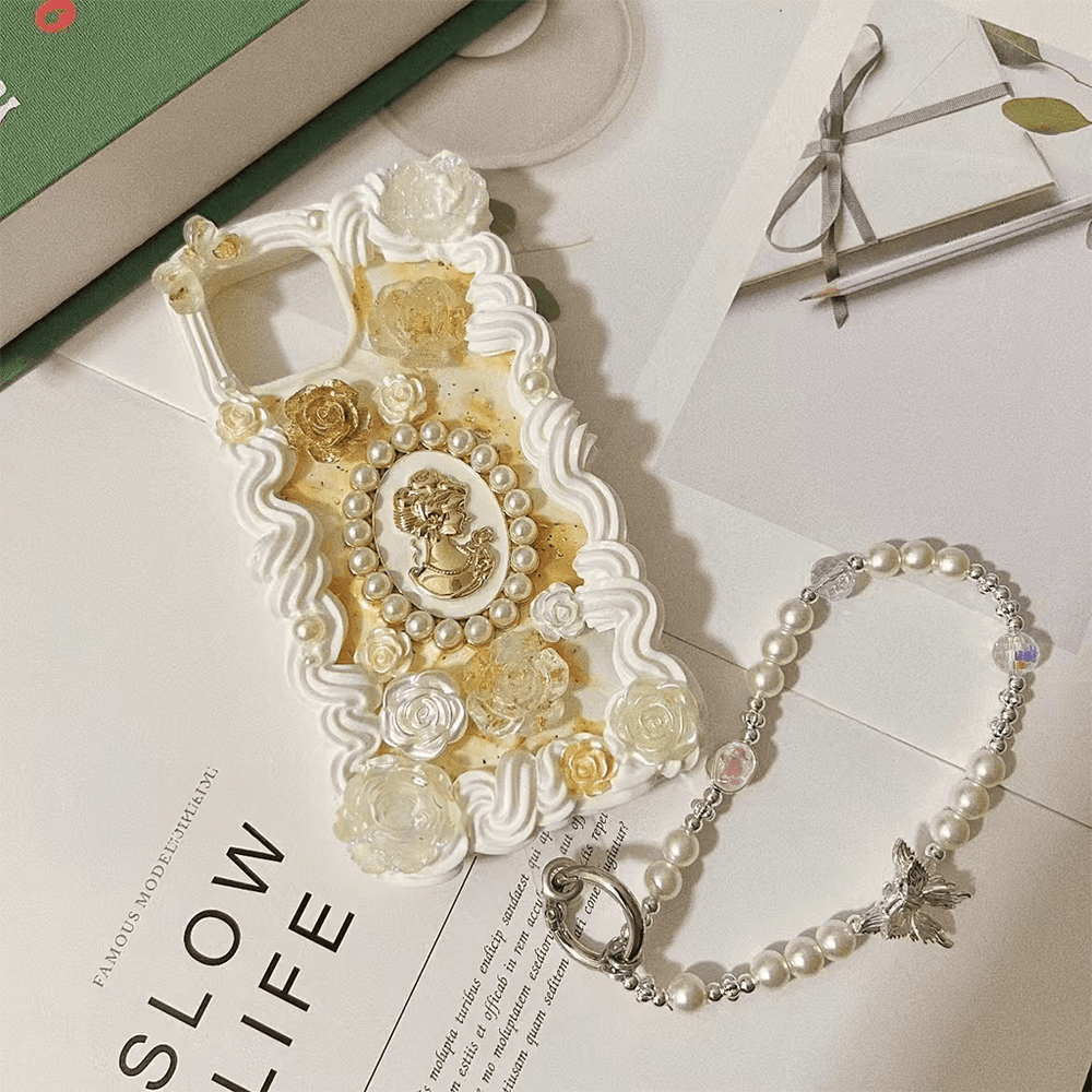 Handmade Elegant Baroque Phone Case