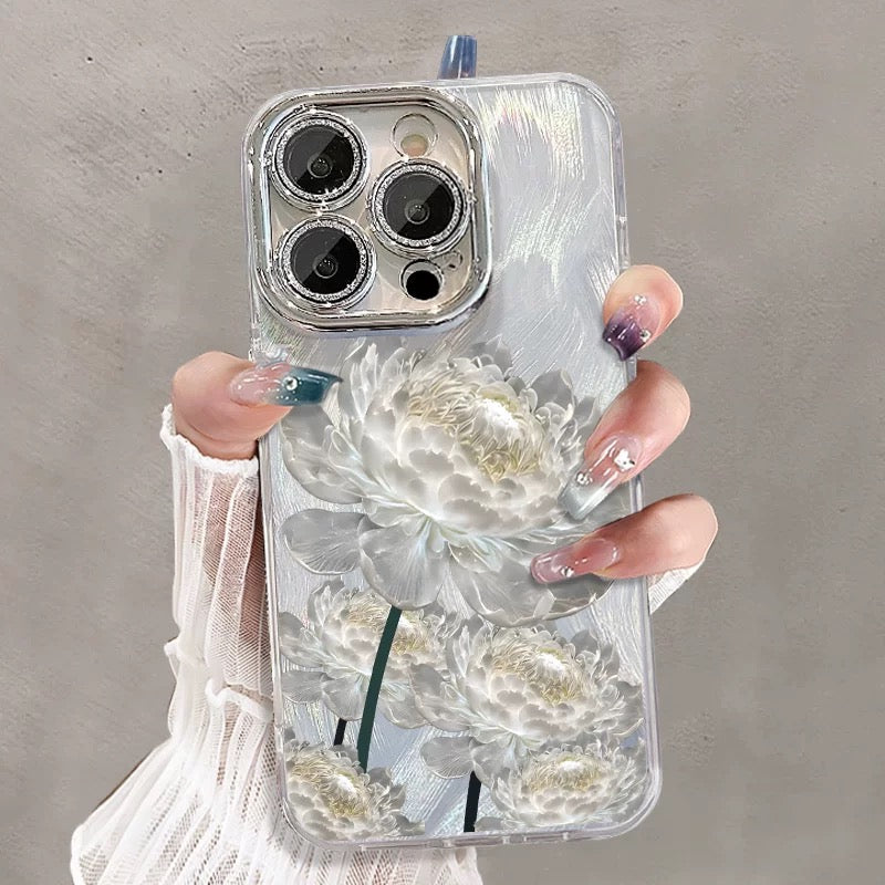 Luxury Fashion3D Flowers Phone Case V Boutique Studio