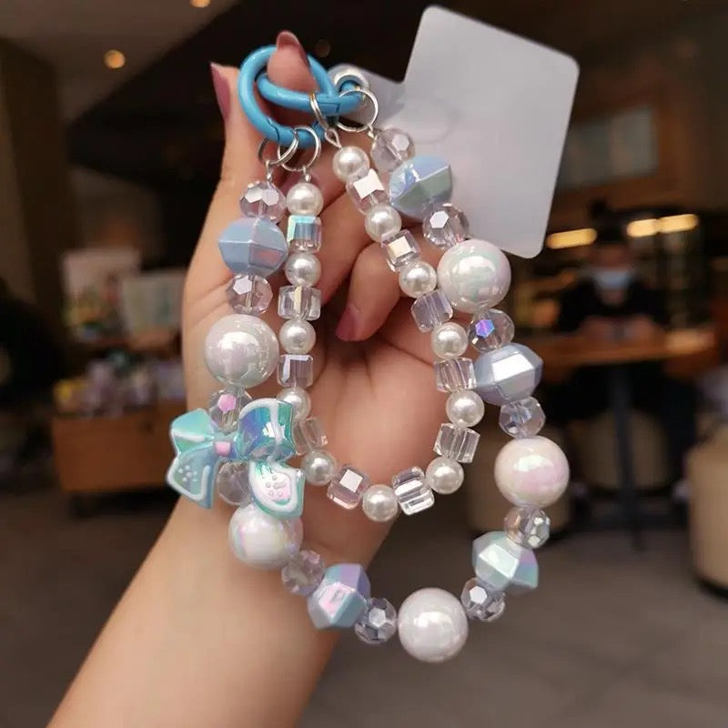 Colorful Fantasy Pearl Phone Lanyard