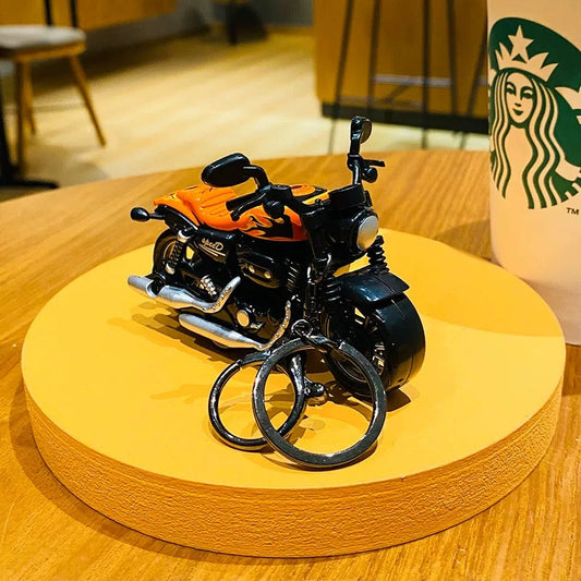 Mini Motorcycle Keychain - ABS Collectible Model V Boutique Studio