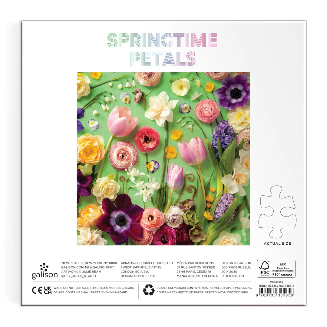 Springtime Petals 500 Piece Puzzle Galison