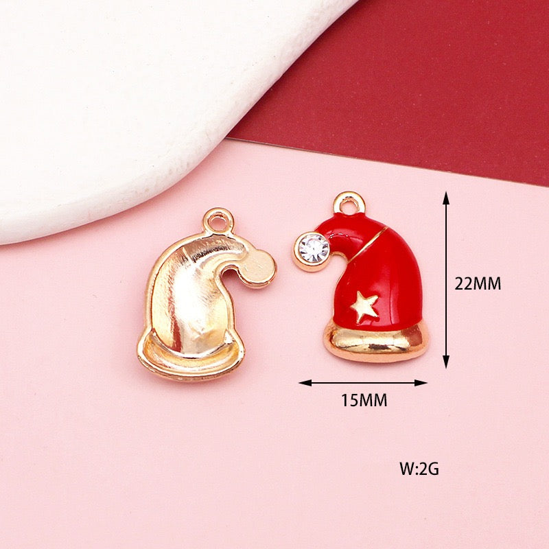 Festival Christmas Charms for Jewelry Making