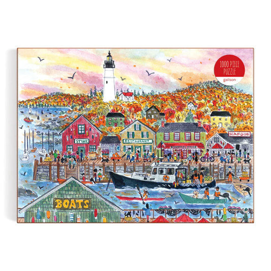 Michael Storrings Autumn By the Sea 1000 Piece Puzzle Galison