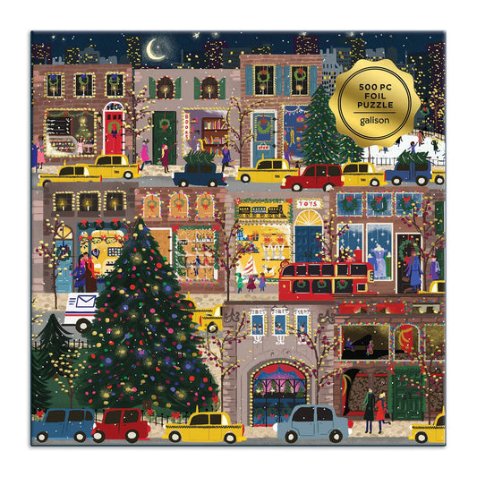 Winter Lights 500 Piece Foil Jigsaw Puzzle Galison