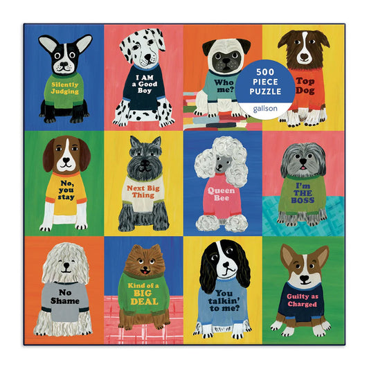 Boss Dogs 500 Piece Family Jigsaw Puzzle Galison