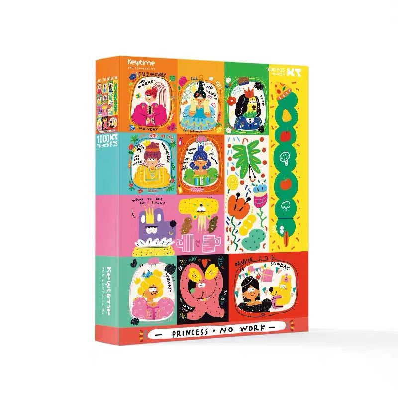 KeyTime Princess No Work 1000-Piece Jigsaw Puzzle KeyTime