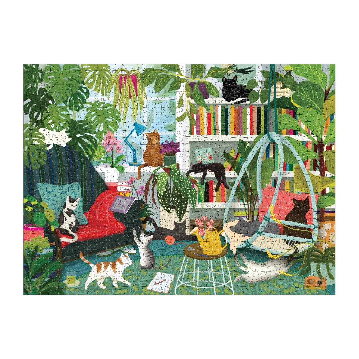 Good Puzzle Co. Cat Haven 1000 Piece Puzzle Galison
