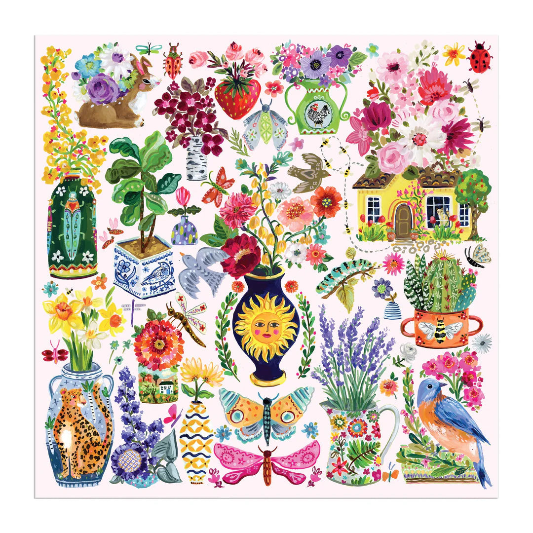 Buzzy Bouquets 500 Piece Puzzle Galison