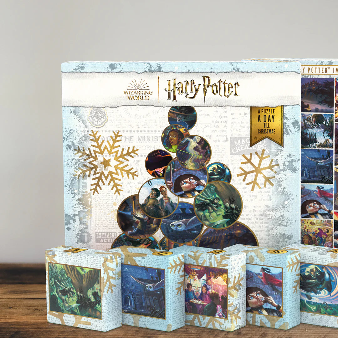 Harry Potter Advent Calendar Set of 24 Mini Puzzles