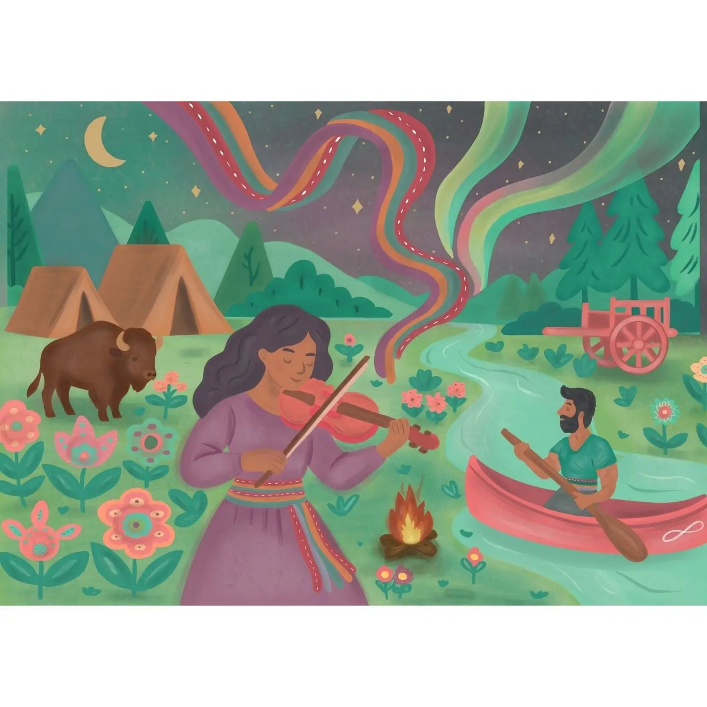 Dancing Sky 1000-Piece Puzzle