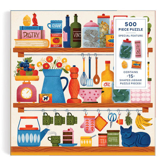 Kitchen Essentials 500 Piece Puzzle with Shaped Pieces Galison