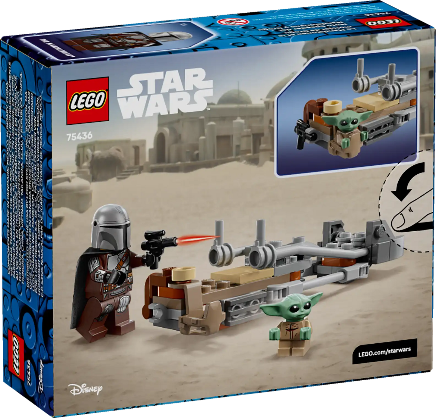LEGO Star Wars™
The Mandalorian & Grogu's Speeder Bike™ 75436