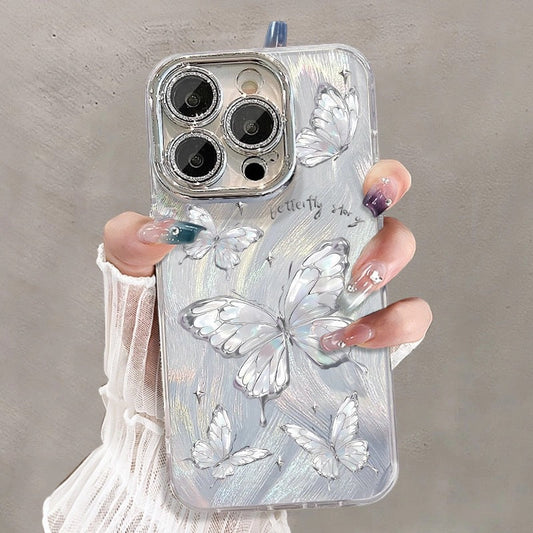 Luxury Shimmering Butterfly Shockproof Phone Case V Boutique Studio