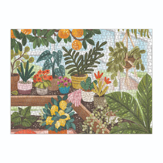Good Puzzle Co. Greenhouse 1000 Piece Puzzle Galison