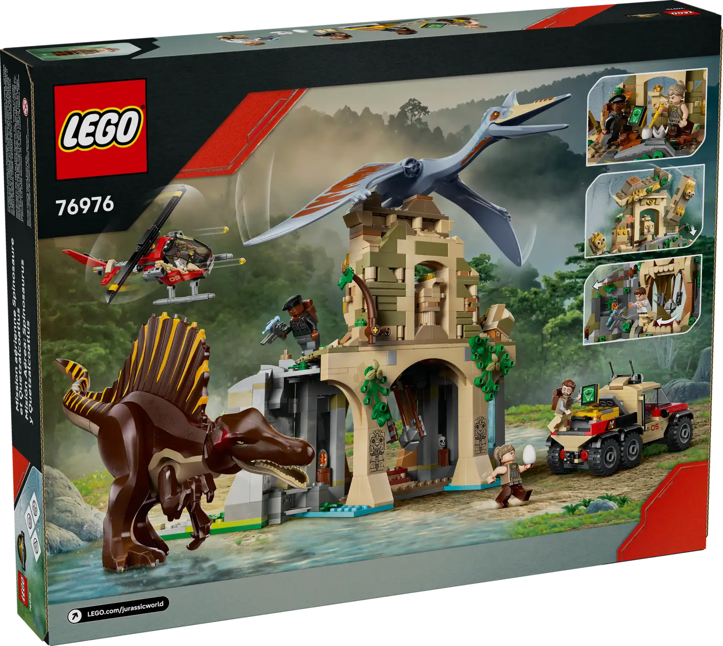 LEGO Jurassic World Spinosaurus & Quetzalcoatlus Air Mission