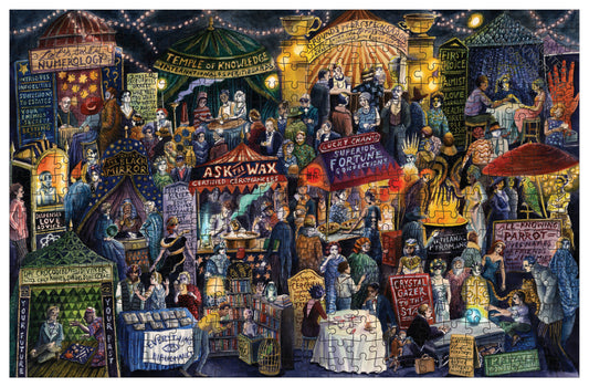 Murder Most Puzzling: The Clairvoyants' Convention 500 Piece Puzzle