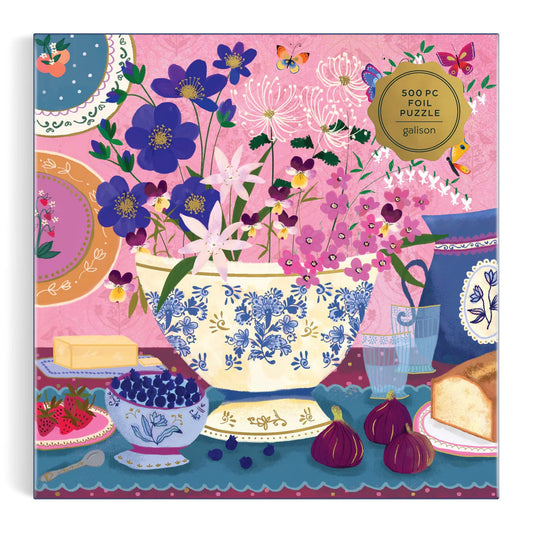 Joy Laforme Art of the Table 500 Piece Foil Puzzle Galison
