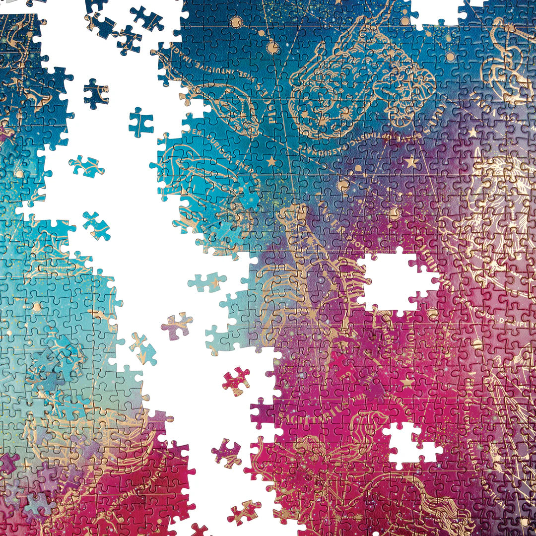 Cosmos Astrology 1000 Piece Foil Jigsaw Puzzle Galison