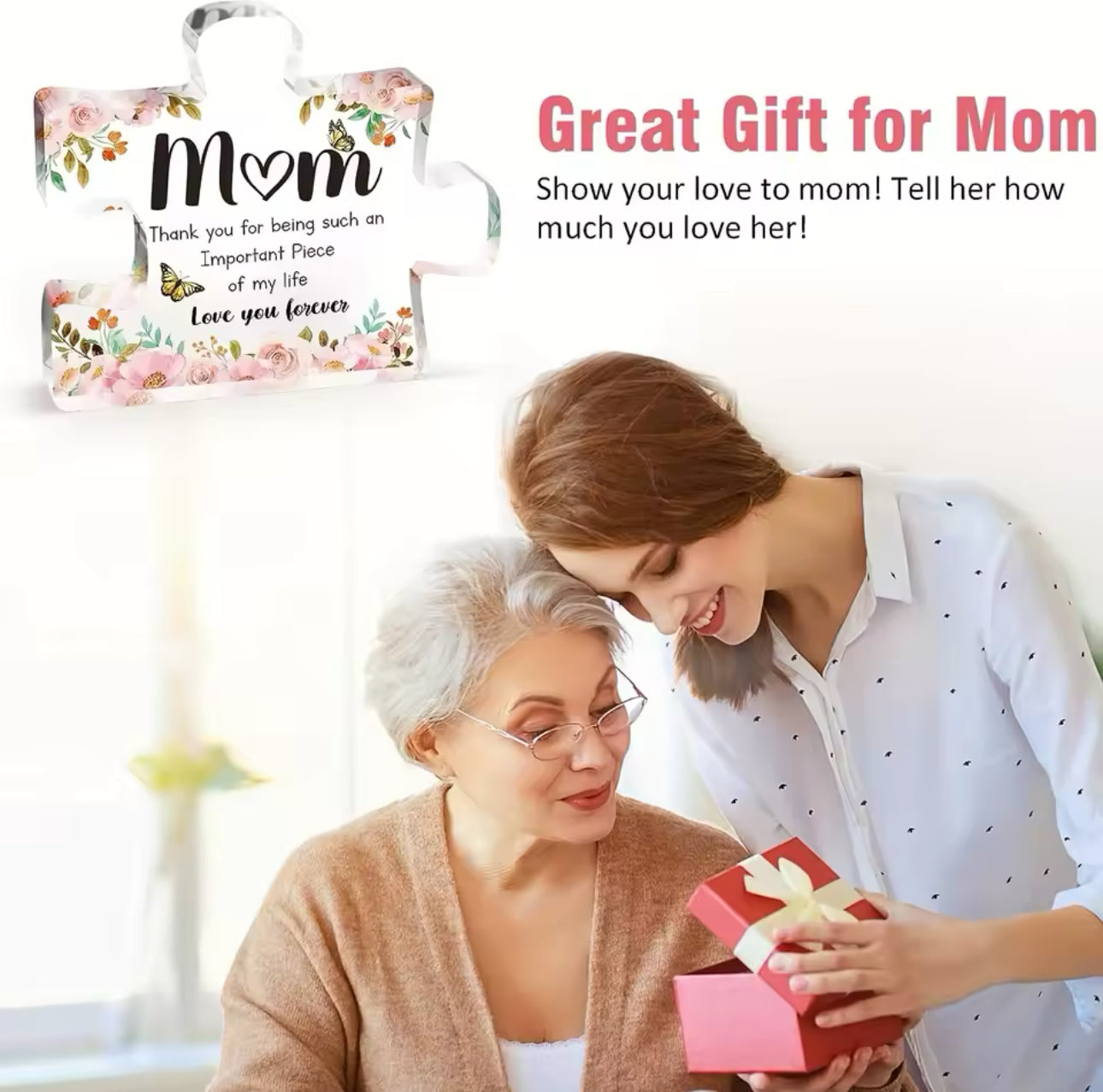 Mom Puzzle Piece Keepsake – A Heartfelt Mother’s Day Gift