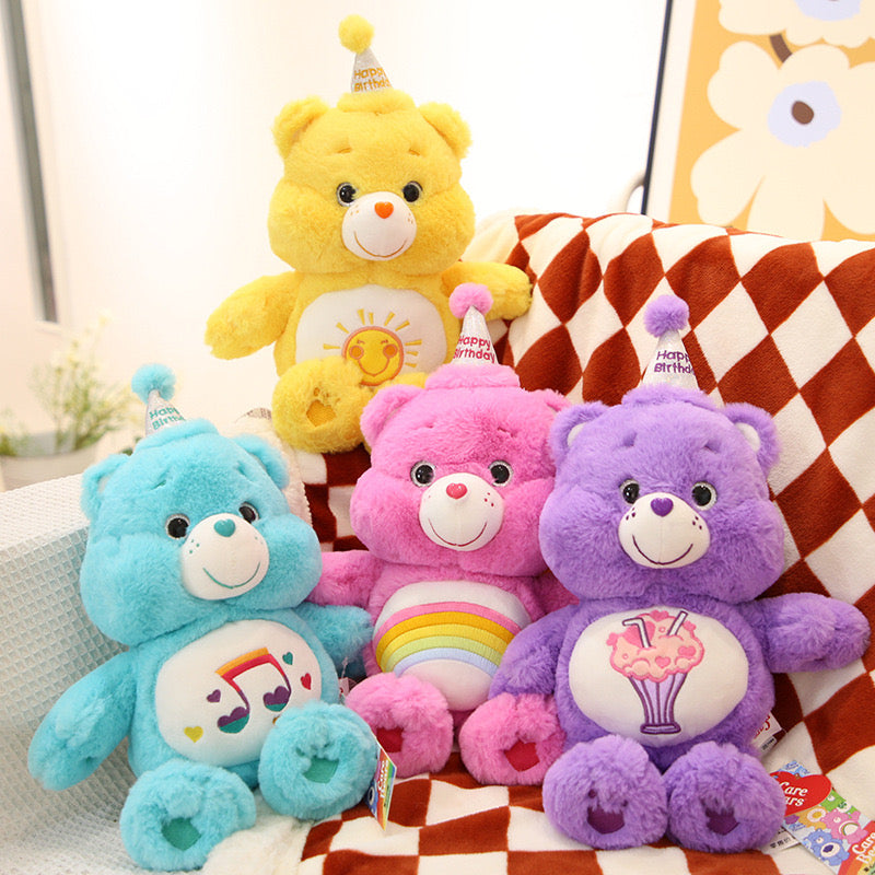 Care Bears Birthday Plush – Soft & Colorful Collectible Toy V Boutique Studio