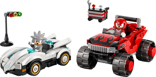 LEGO® Sonic the Hedgehog™
Silver's Car vs. Knuckles' Monster Truck 77118