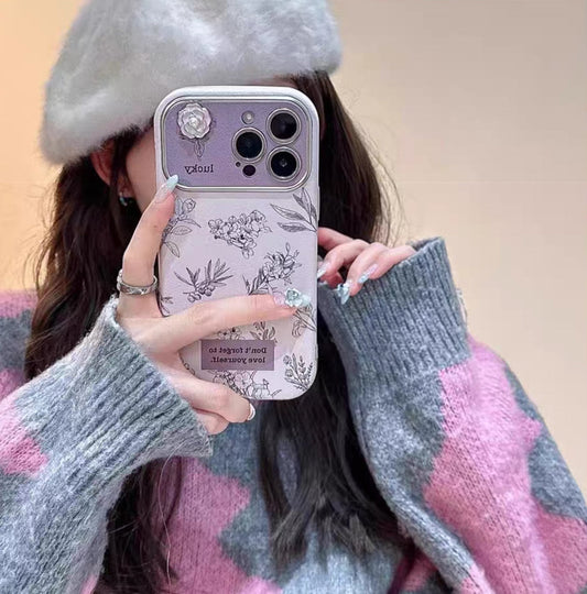 Love Yourself Floral Phone Case V Boutique Studio