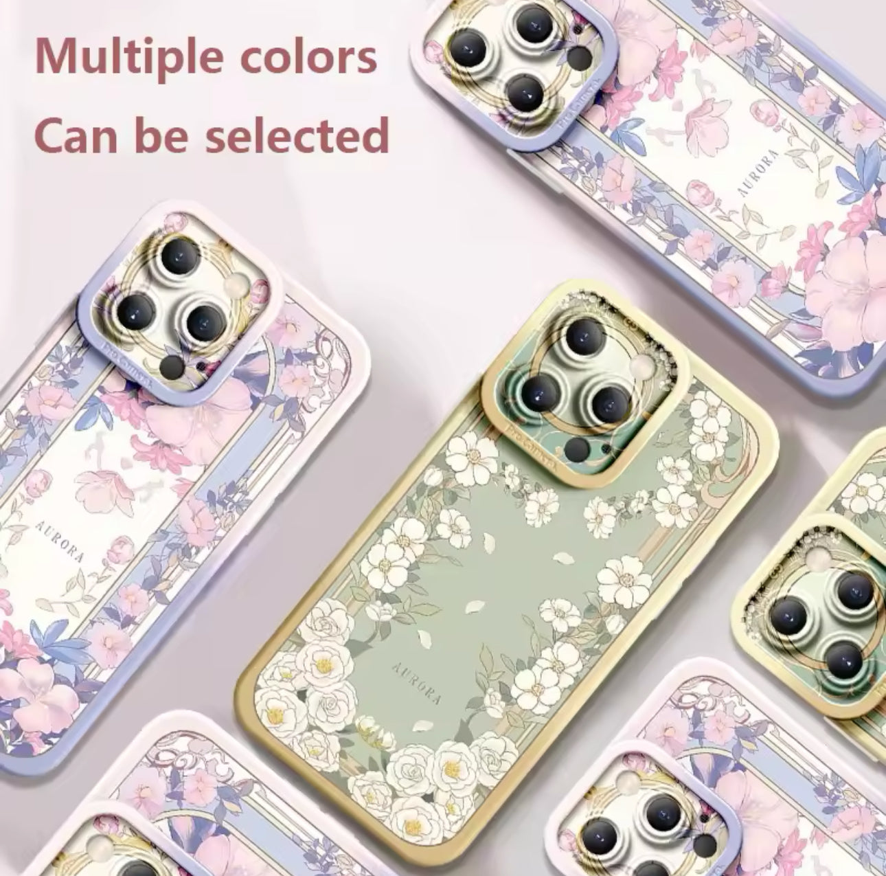 Floral Garden Phone Case – Soft Silicone & Shockproof