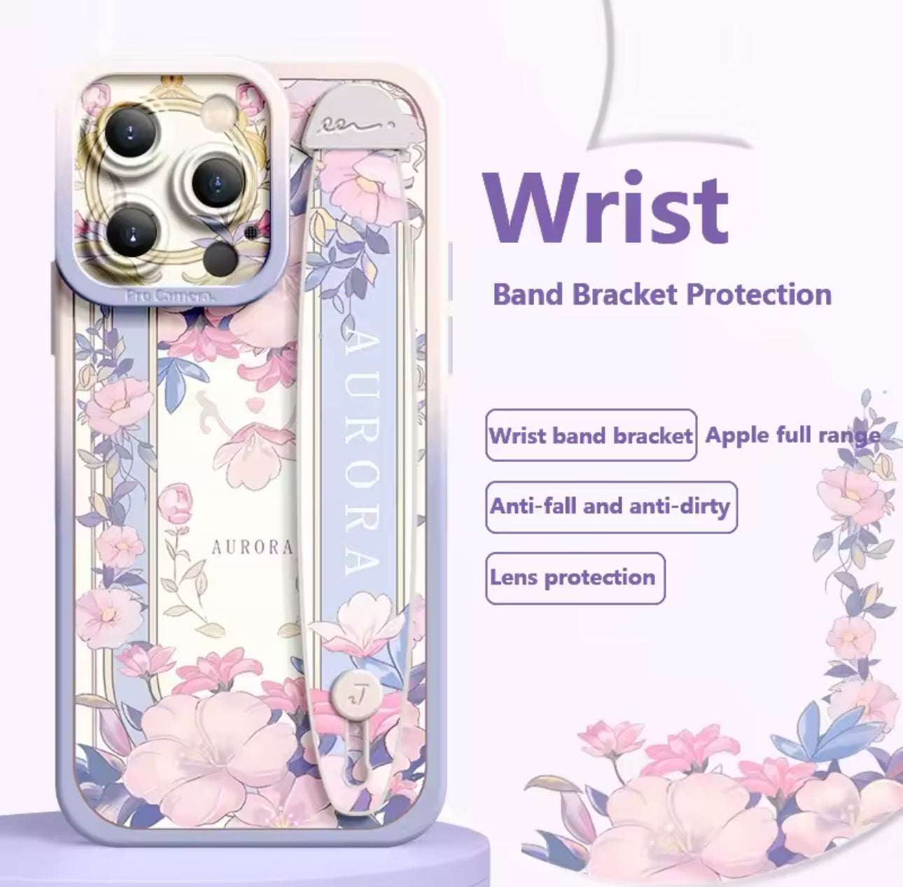 Floral Garden Phone Case – Soft Silicone & Shockproof
