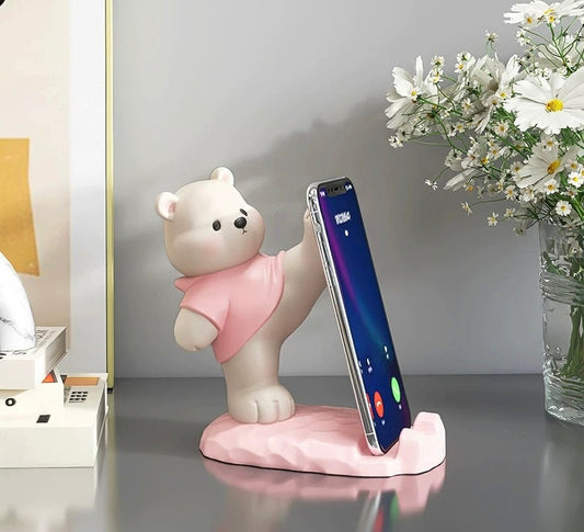 Adorable Polar Bear Phone Holder V Boutique Studio