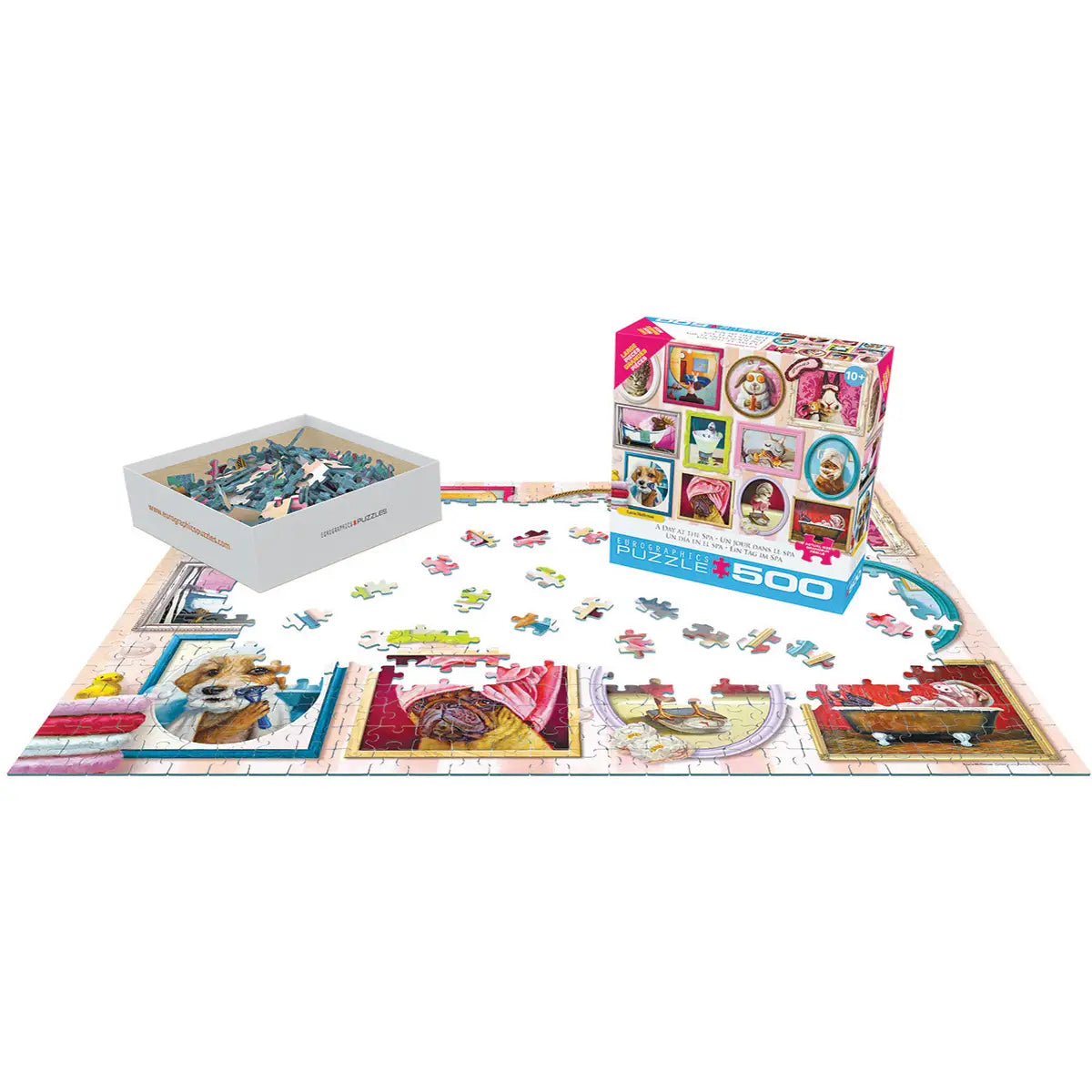 A Day At the Spa 500 Piece Jigsaw Puzzle