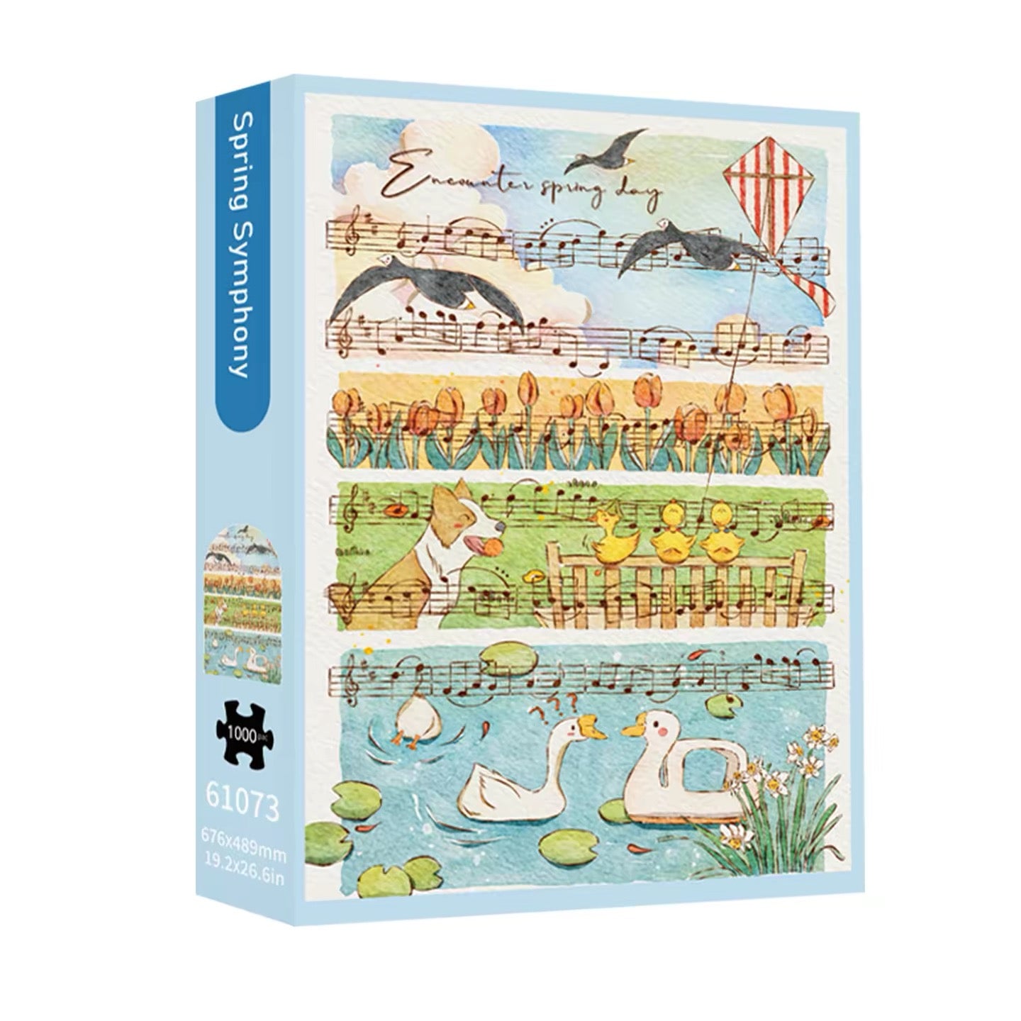 Spring Symphony 1000 Piece Jigsaw Puzzle – V Boutique Studio