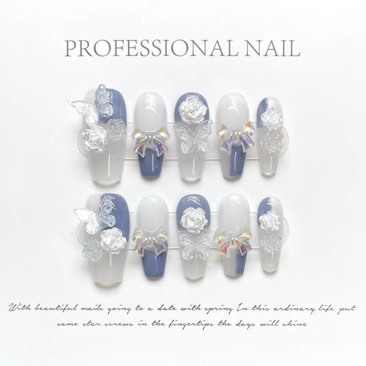 Enchanted Garden Press-on Nails V Boutique Studio