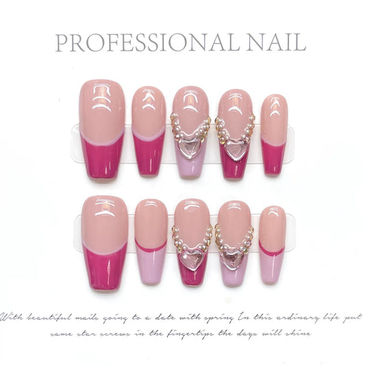 Sweetheart Princess Press-on Nails V Boutique Studio